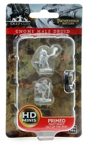 Pathfinder Battles Deep Cuts Unpainted Miniatures: Gnome Male Druid - Picture 1 of 3