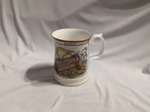 Queen's Fine Bone China, A Churchill Brand, "Golf" Mug, 4 3/8"H - PRE-OWNED  - Picture 1 of 10