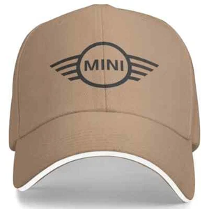 Neu Mini Cooper Auto Logo Baseballmütze gebogen Unisex verstellbar Kappe - Bild 1 von 14