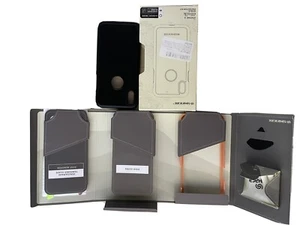 Saharacase IphoneX Mobile Protection Kit Black Case, Glass shield 57% OFF Retail - Picture 1 of 7