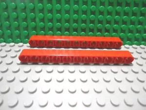Lego 2 Red Technic braccio di sollevamento spesso 1x11 NUOVO - Foto 1 di 1