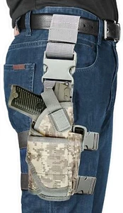 Funda táctica ajustable para pierna caída bolsa para muslos funda para pistola para diestros - Imagen 1 de 7