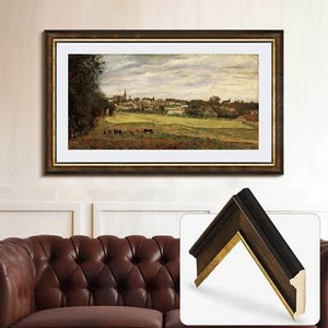 Braun & Gold TV Rahmen für Samsung The Frame 32, 43, 50, 55, 65, 75, 85 Zoll - Bild 1 von 10