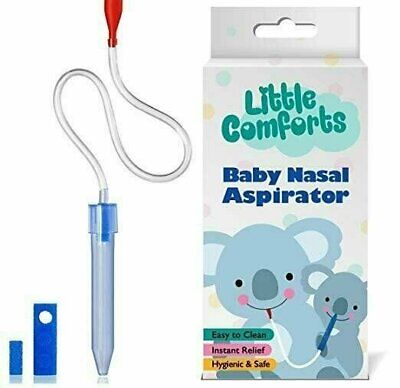 Baby Nose Cleaner Relief-Booger Sucker To Clear Infant Nostrils & Remove Mucus • 15.12$