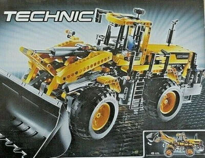 LEGO technic 8265 Radlader gelb 1061 Teile 2in1 Modell vom AFOL mit Orig BA 100% - Bild 1 von 4