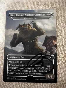 MTG Magic King Caesar, Ancient Guardian FOIL x1 Signed Proof IKO Slawomir Maniak - Picture 1 of 2