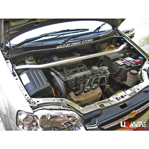 CHEVROLET AVEO T200 1.5 2002~2011 ULTRA RACING 2 POINTS FRONT STRUT TOWER BRACE - Picture 1 of 8