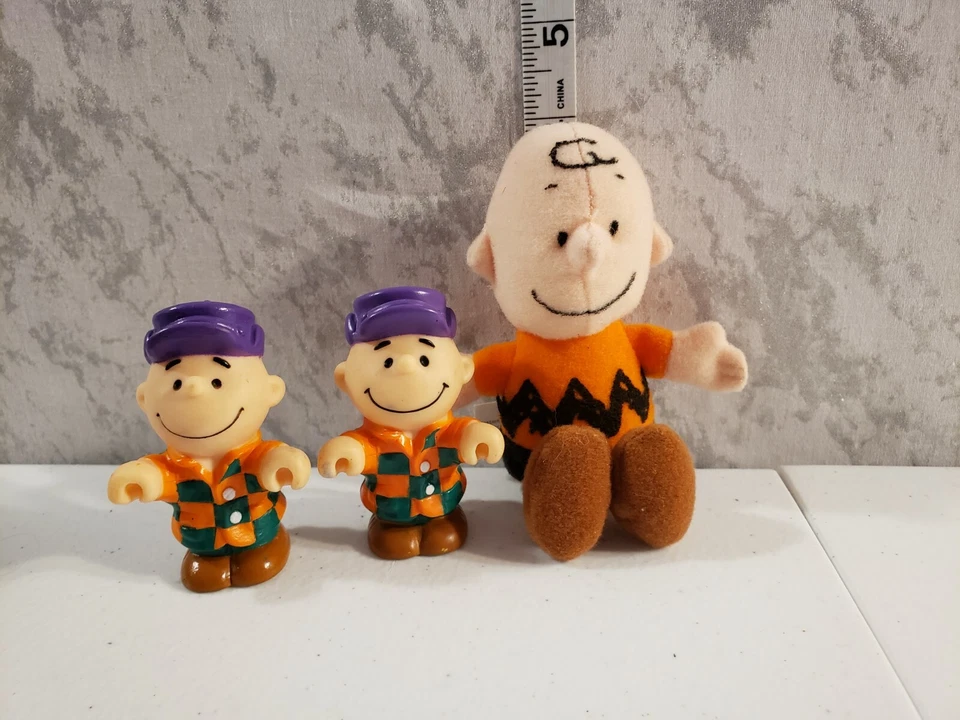 Vintage Peanuts Charlie Brown Toy Lot - Изображение 1 из 3