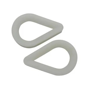 x2 Ditali in Corda Nylon 20MM - Morbido Anello per Affettare Ancoraggio Linea - Foto 1 di 8