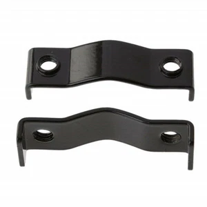Universal Fit Black Motorcycle Passenger Foot Peg Rear Pedal Footrest 25-2*JO - Picture 1 of 9