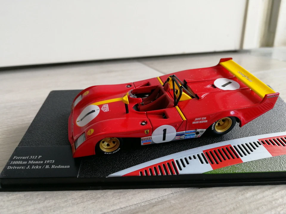 FERRARI 312P #1 Ickx - Redman Winner 1000km Monza 1973 1/43 - Immagine 1 di 1