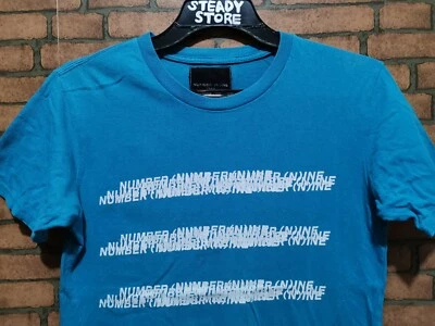 VINTAGE NUMBER (N)INE NINE DENIM JAPAN SPELL OUT JAPAN T SHIRT M NOT UNDERCOVER  - Image 1 of 4