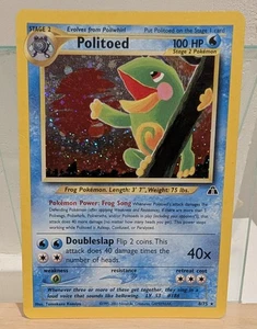 Pokemon Politoed Neo Discovery Raro Holo 8/75 Casi Nuevo - Imagen 1 de 2