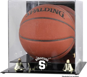 Syracuse Orange Golden Classic Logo Basketball Display Case w/ Mirror Back - Picture 1 of 1