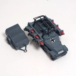 Corgi German Hanomag SdKfz 251/1 Semi Track Rocket Launcher w Trailer & Missles - Picture 1 of 9