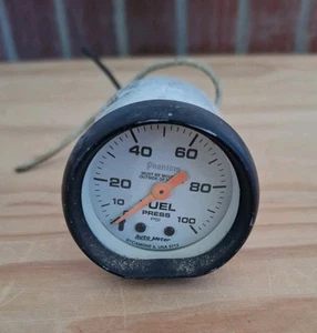 AutoMeter Fuel Gauge Phantom Mechanical VINTAGE USED UNTESTED - Picture 1 of 7