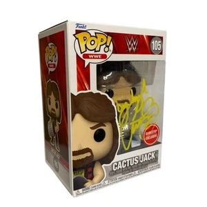 Funko Pop! Vinyl: WWE - Cactus Jack - GameStop#105-Autographed Signed - Picture 1 of 9