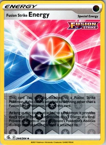 Fusion Strike Energy Reverse Holo 244/264 SWSH08: Fusion Strike Uncommon - NM - Picture 1 of 2