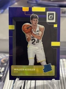 2022-23 Donruss Optic #213 Walker Kessler Purple Utah Jazz NBA Rated Rookie - Picture 1 of 2