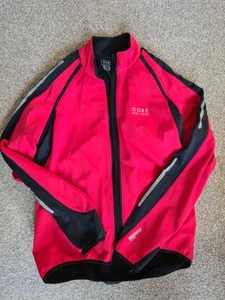 Gore Bike Windstopper Jacket Softshell, Red/Black, Size Medium - Picture 1 of 5