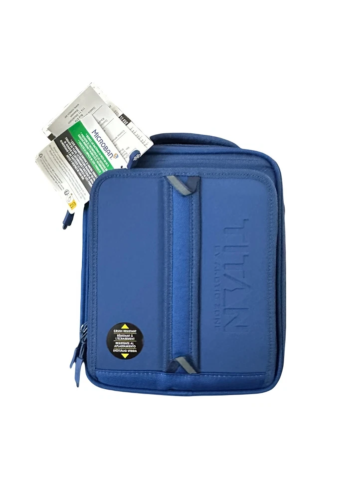 Titan Deep Freeze Expandable Lunch Box w/ 2 Ice Walls & Container Set - Blue