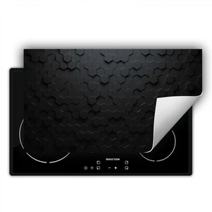 SMTDeco Herdabdeckplatte Aufrollbare Matte für Induktion Schwarz - Bild 1 von 15