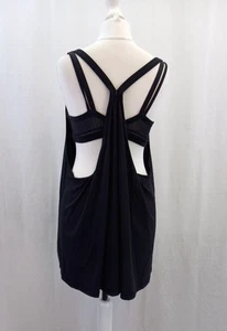 Lululemon Top Bralette Stretchy Black Workout Oversized Size 8 VGC - Picture 1 of 16