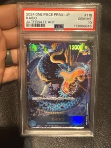 2024 ONE PIECE JAPANESE PRB01-PREMIUM BOOSTER ALTERNATE ART #118 KAIDO PSA 10 - Bild 1 von 2