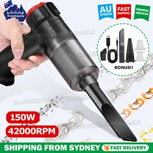 42000RPM Handheld Cordless Vacuum Cleaner Home & Car Dust Blower Mini Air Duster - Picture 1 of 9