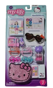 My Life As Hello Kitty Fashionista Play Set 15 pcs. For 18” Doll NEW - Picture 1 of 2
