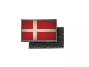 Flag patch printed badge country vintage denmark - Picture 1 of 1