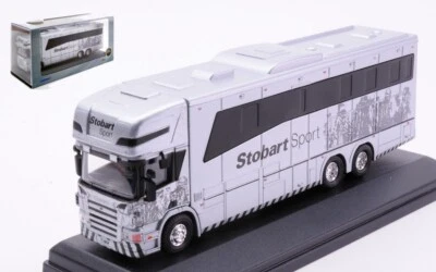 MODELLINO CAMION STATICO OXFORD SCANIA HORSEBOX EDDIE STOBART SCALA 1:76 - Immagine 1 di 4