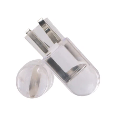 100X Glass T10 2825 168 194 F10 LED SMD 0.5W Interior Dome Map Trunk Light bulbs - Image 1 of 4