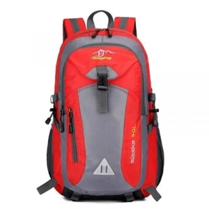 Outdoor Backpack Sports Red Travel Rucksack Large Hiking Camping Bag Waterproof - Picture 1 of 18