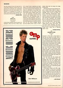 GMP Guitars Original Vintage Print Ad Duff McKagan - Picture 1 of 1