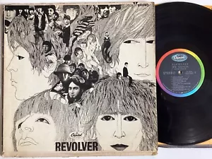 THE BEATLES REVOLVER VINYL LP STEREO CAPITOL U.S 1966 ORIGINAL, NICE COPY (5 - Picture 1 of 12