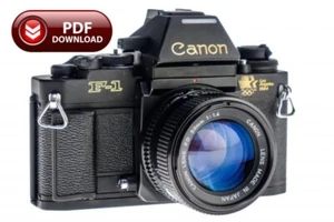 For Canon New F-1 F1 SERVICE REPAIR MANUAL - Photo 1/1