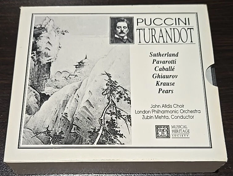 Puccini Turandot John Alldis Choir London Philharmonic Orchestra Zubin Mehta CD - Image 1 of 1