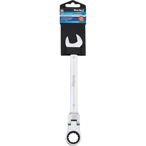 Blue Spot Tools Ratchet Spanner 18mm Chrome Vanadium Steel Flexible Head - 05127 - Picture 1 of 2