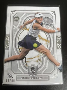 ERIKA ANDREEVA 2024 Topps Royalty Tennis RC /99 - Bild 1 von 2