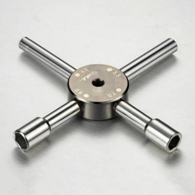 4 in 1 Cross 4.0/ 5.5/ 7.0/ 8.0 Socket Head Screwdriver set for RC Model #1597 - Image 1 of 2