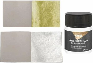 10 Blatt Blattgold 23,75 Karat Essbar + 10 Blatt Blattsilber + 1 x Anlegemilch - Bild 1 von 2