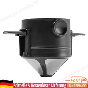 Filtri Caffè Pieghevole Acciaio Inox Goccia Caffè Imbuto Gocciolatore Caffè - Foto 1 di 8