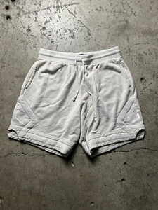 Nike Jordan Jumpman Fleece Diamond Shorts Cream Size M - Picture 1 of 10