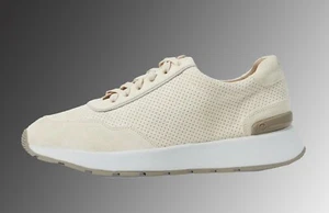 Peter Millar Crown Crafted Wayfare Runner MS24XF80 Ivory Men Size 10 - Picture 1 of 11