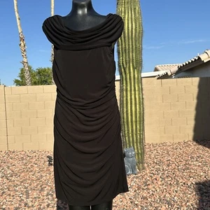 Schwarzes schulterfreies Damenkleid von Spense Größe 14 - Bild 1 von 7