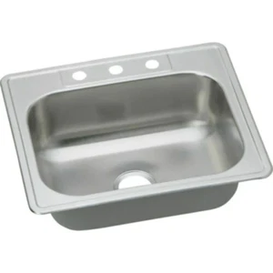 Elkay DSE125223 Dayton 25" Drop In Single Basin Stainless Steel Kitchen Sink - Picture 1 of 1