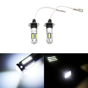 White 30-SMD 3014 H3 Led Replace Bulbs For Car Driving Fog DRL Daylights Lamps - Picture 1 of 5