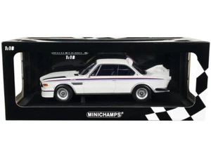 Minichamps 1973 BMW 3.0 CSL White Ltd Ed 600 Pcs 1/18 Diecast Model s 155028136 - Picture 1 of 1