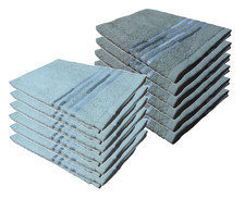 Set 6 pezzi asciugamani ospiti bagno cm 40x60 piccole spugna di cotone...